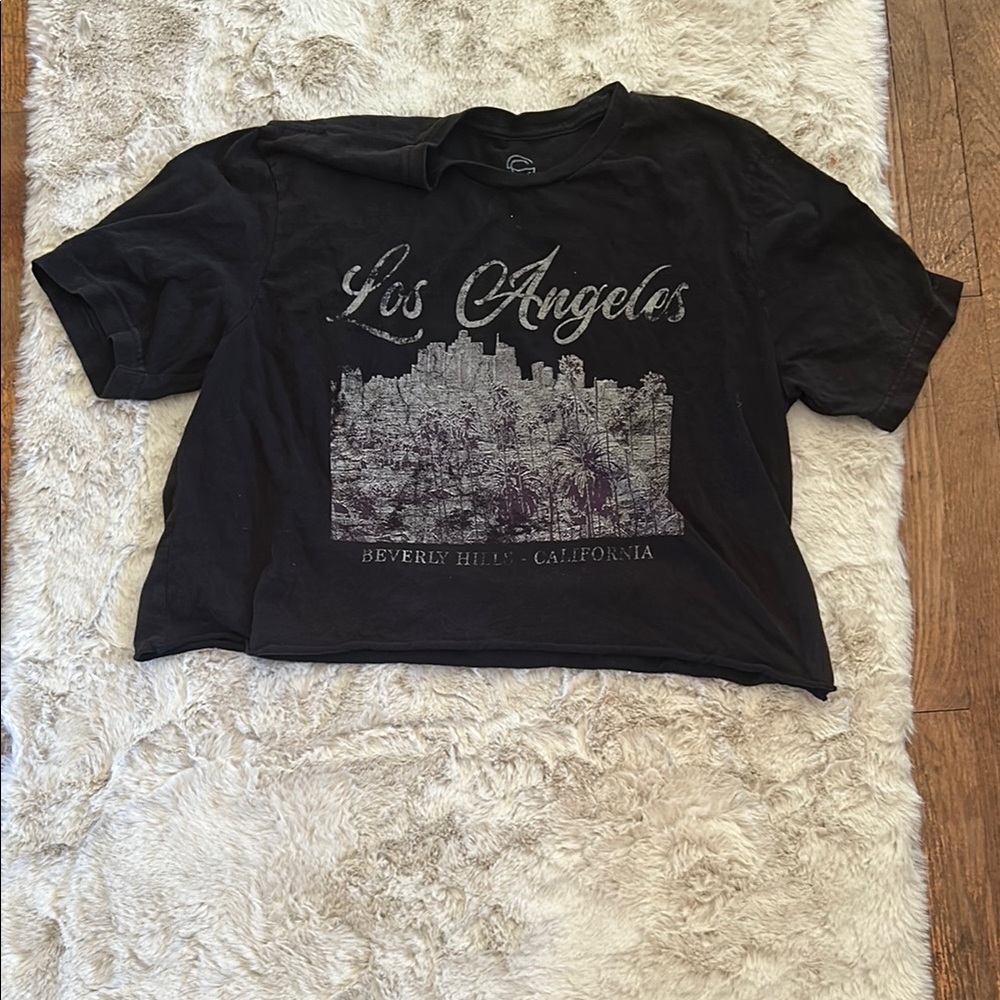 Los Angeles Apparel Black Graphic Tee
